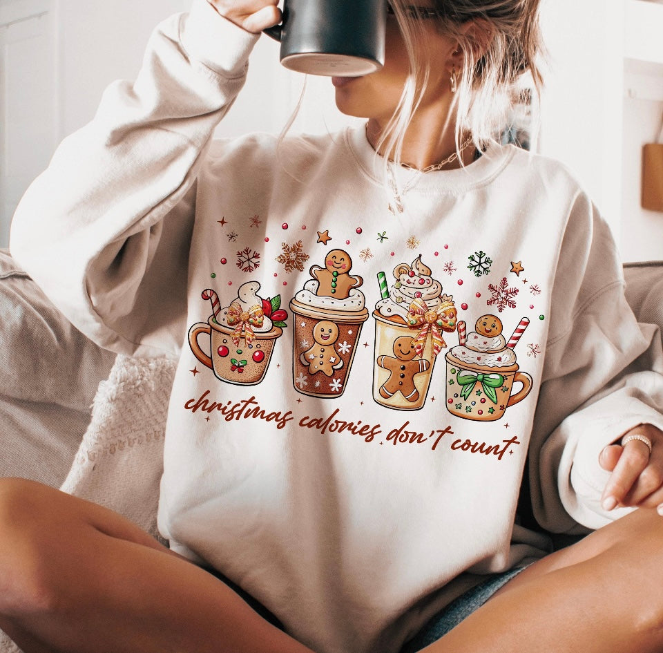 Christmas Calories Do Not Count Sweatshirt