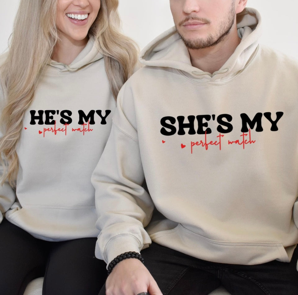 Matching couple sweatshirt