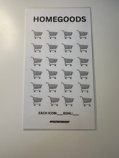 Home goods/ Homesense/ Target  Shopping Tracker