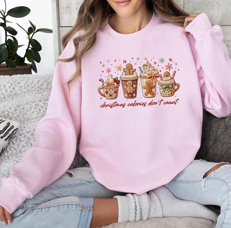 Christmas Calories Do Not Count Sweatshirt